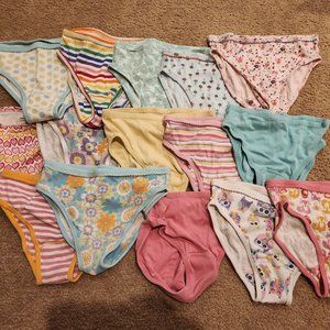 15 Pairs of Hanna Andersson organic hipster underwear - Child Size Large